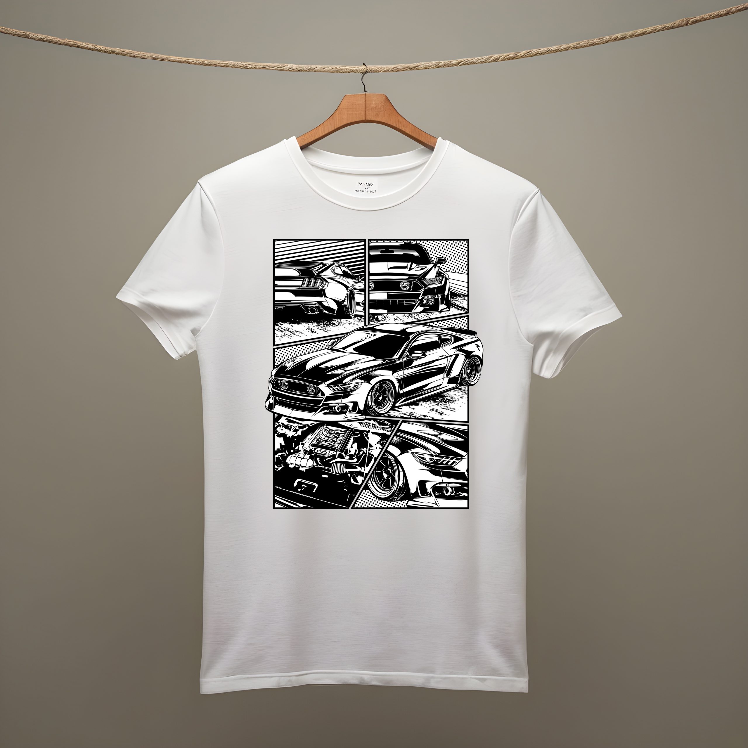 Tricou baieți Ford Mustang